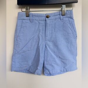 Janie and Jack Light Blue Girls' Cotton Bermuda Shorts